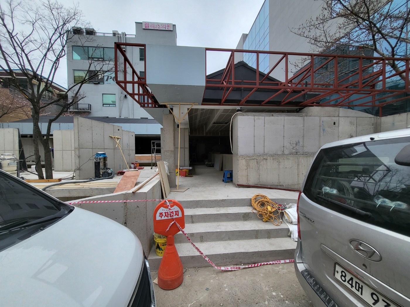 여주과 콘크리트샌딩 산업 바닥 마감 처리